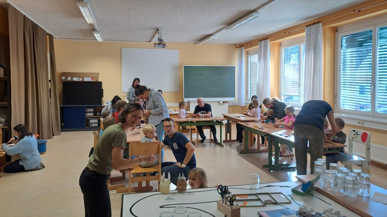 Beim Basteln